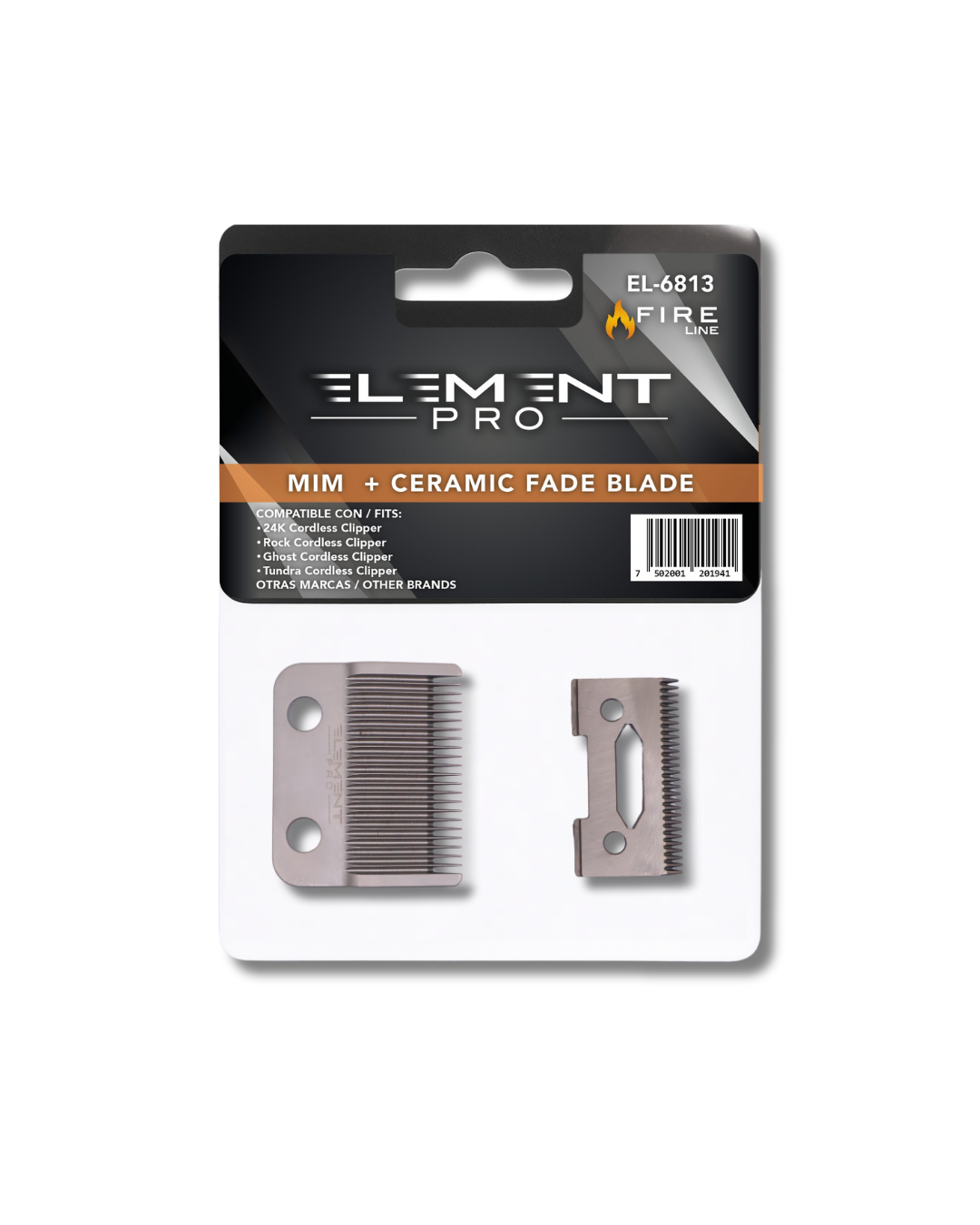 Cuchillaplana MIM+ ceramic fade blade