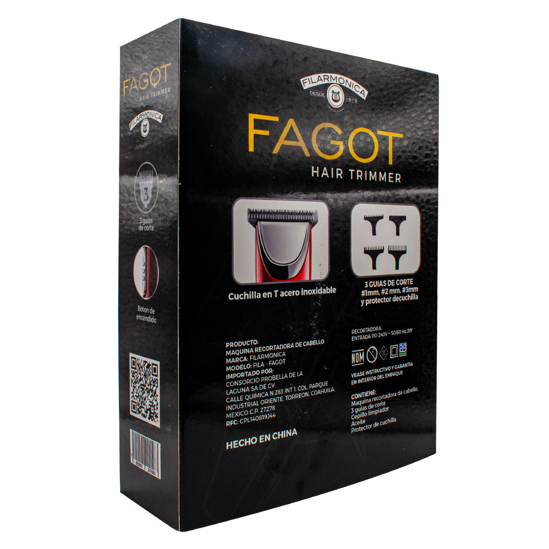 Recortadora Fagot / Filarmonica Color Rojo