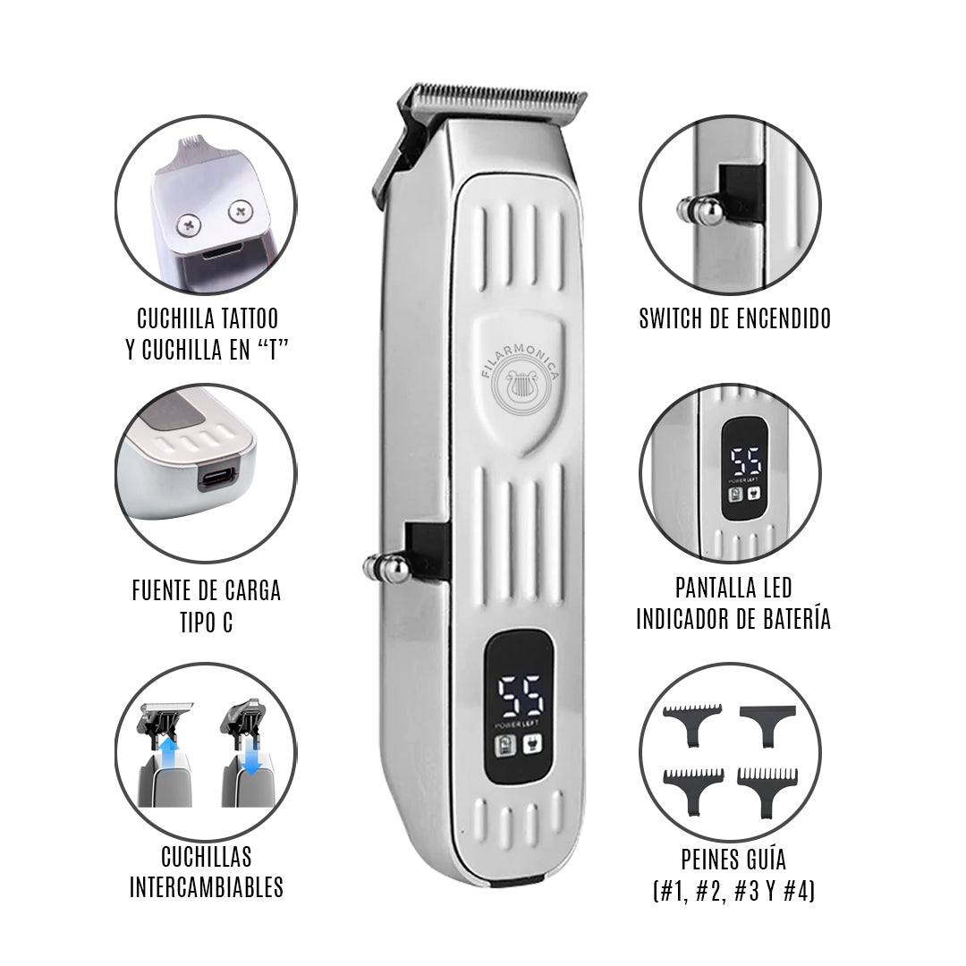 Recortadora Metálica Oboe Cordless / Filarmonica