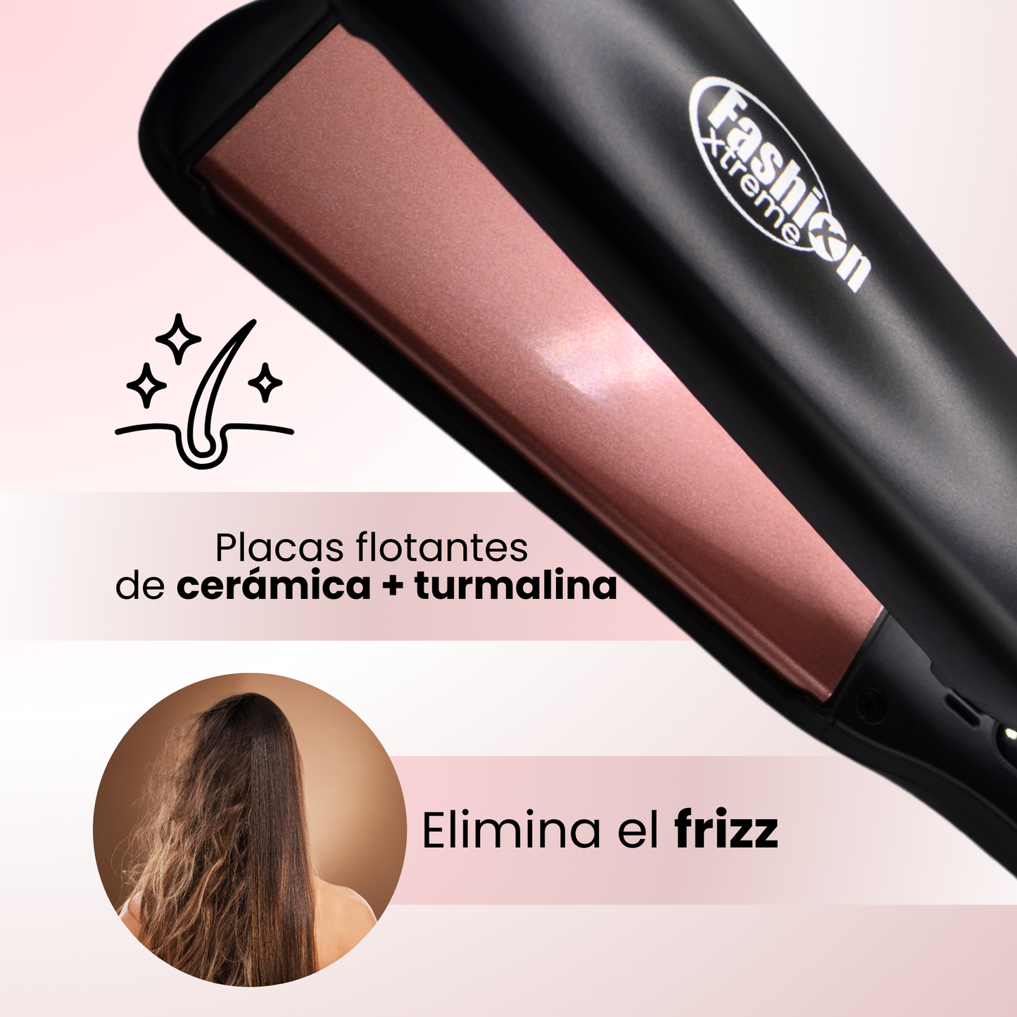 PLANCHA ROSE GOLD FASHION XTREME PROFESSIONAL FX5