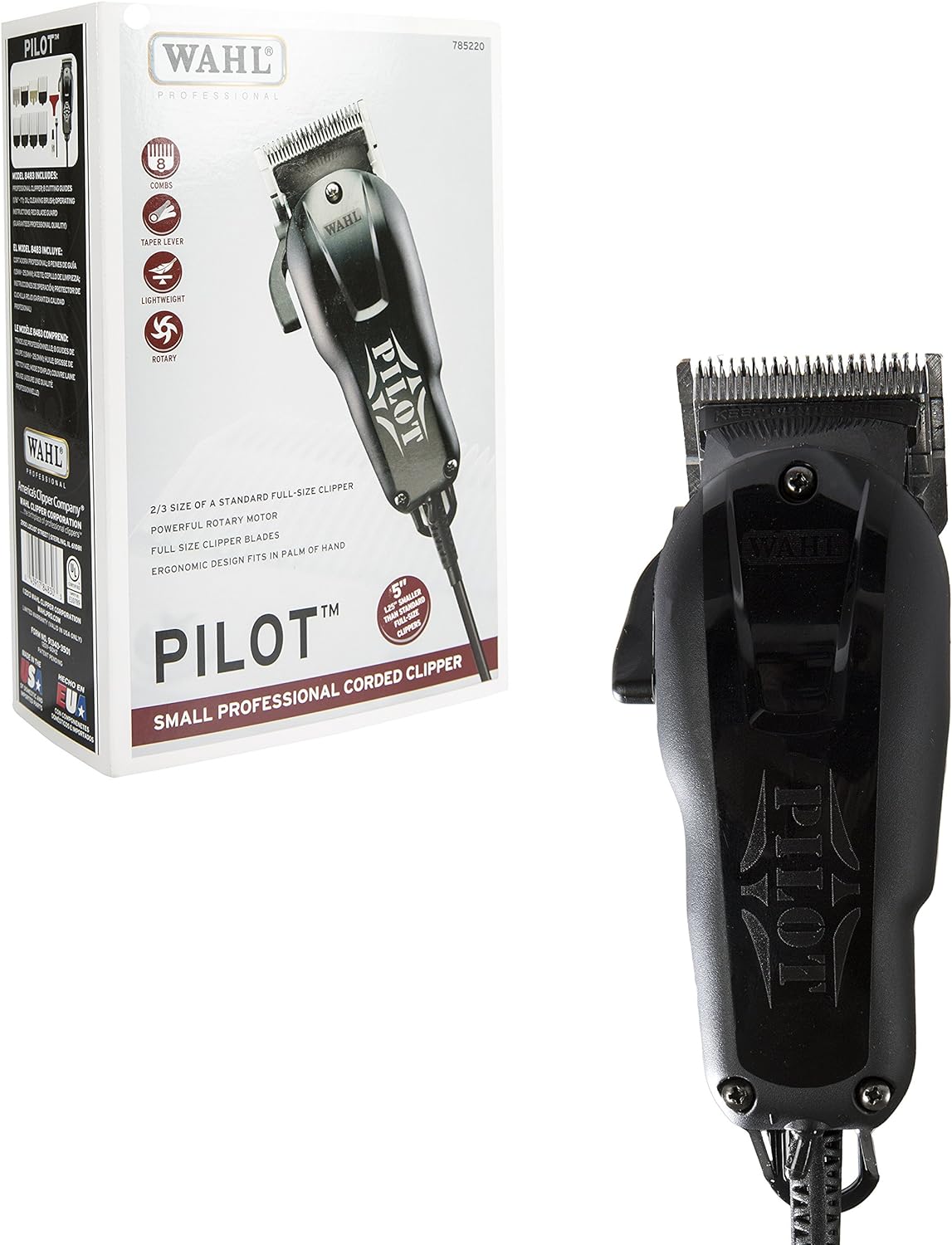 Cortadora De Cabello Pilot Compacta Profesional Motor Rotatorio
