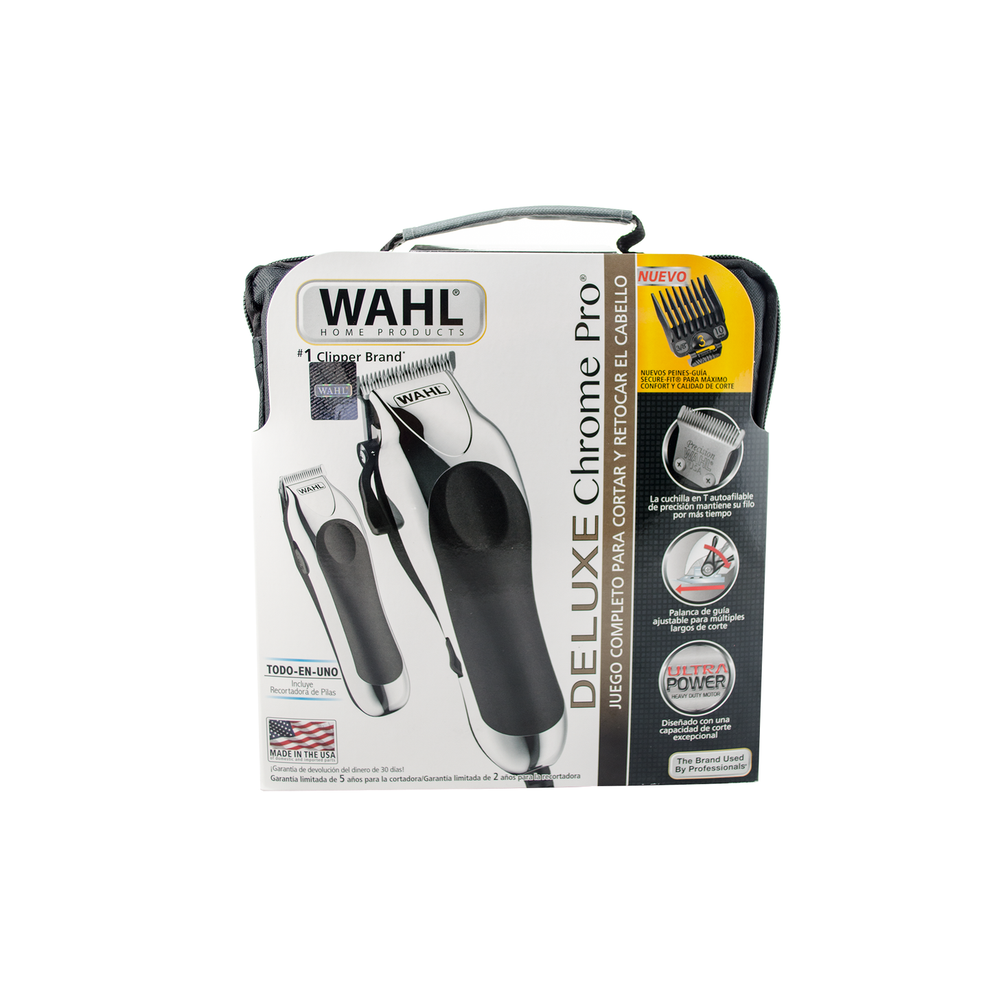 Combo Wahl Deluxe Chrome Pro, Cortadora Y Recortadora