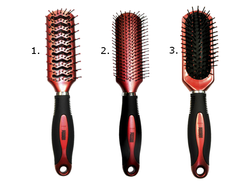 Cepillos Passion Rojos Redondeados