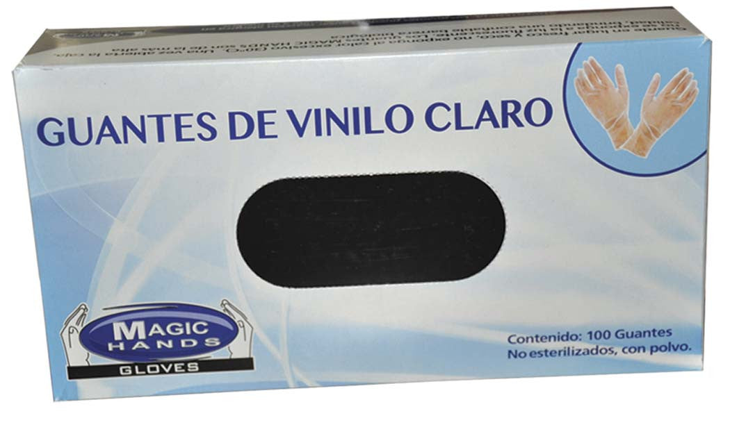 Guantes de Vinilo Claro